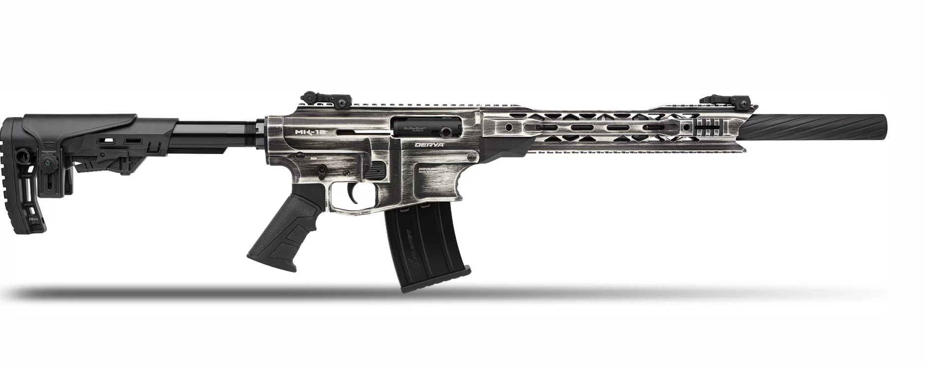 Derya MK-12 AS-109SE Beyaz Eskitme Full Metal Otomatik Av Tüfeği