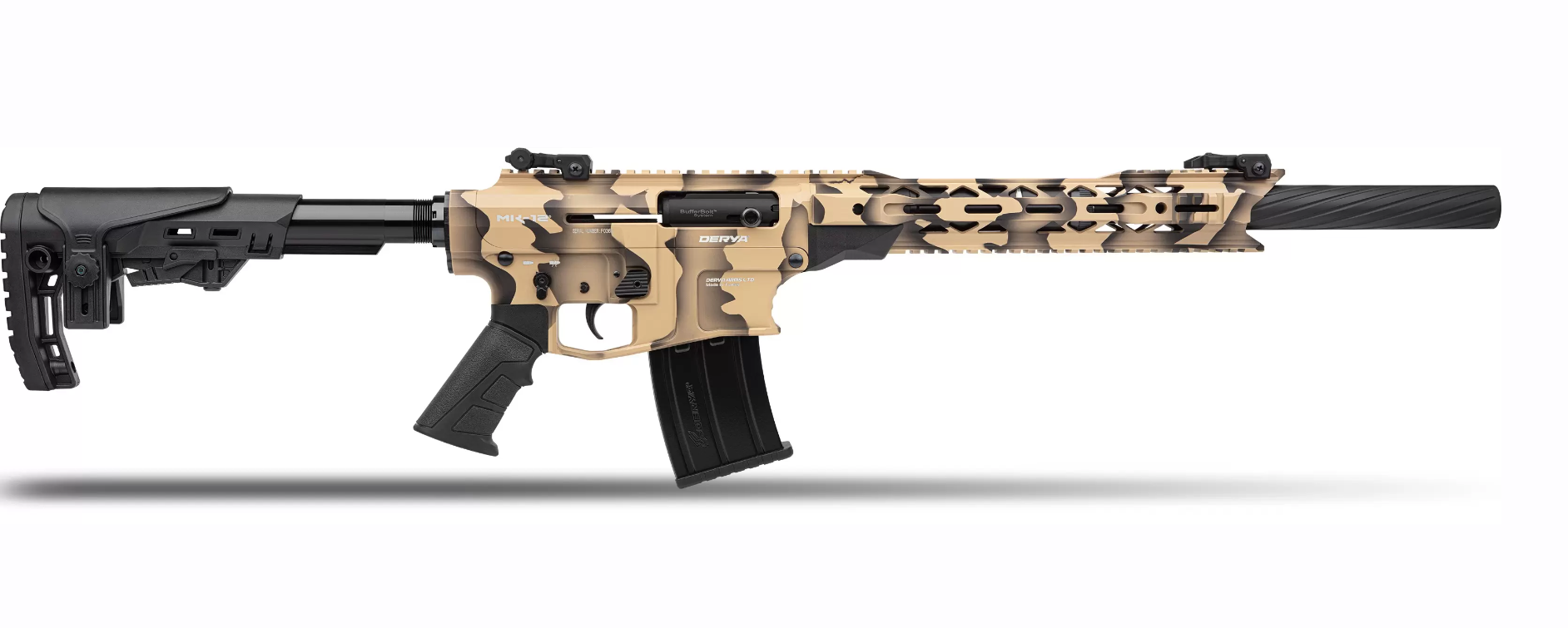 Derya MK-12 AS-152K F.D.E Camo Full Metal Otomatik Av Tüfeği