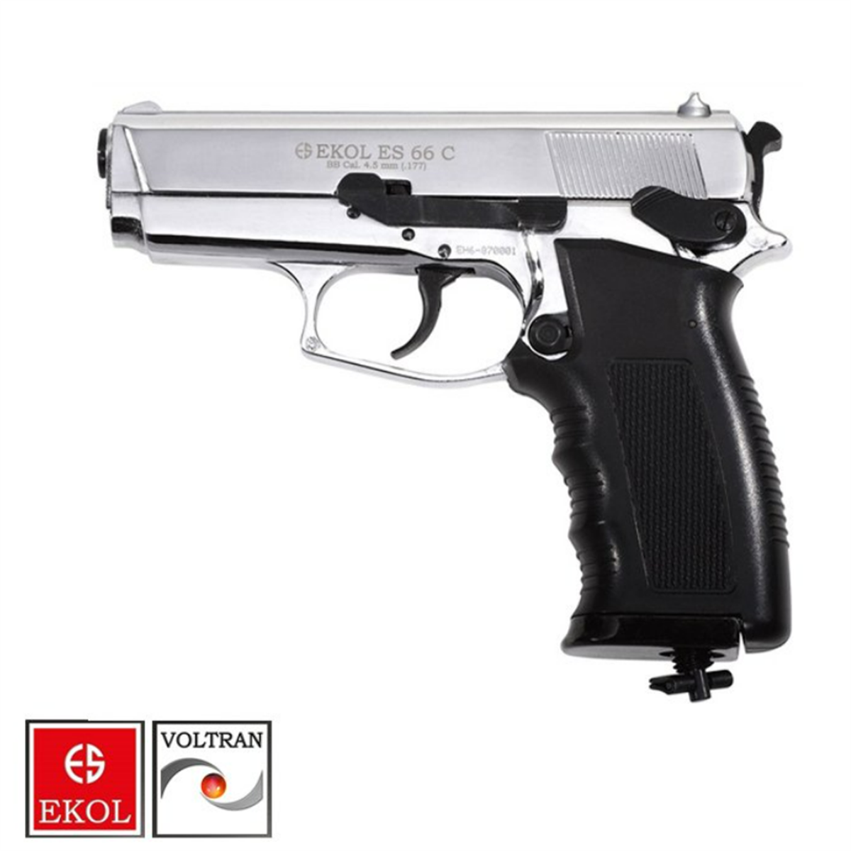 EKOL S66 Compact Parlak Beyaz Havalı Tabanca