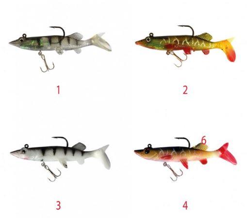 Captain 3546 Steady Pike Soft 10cm Turna Silikonu Suni Balık