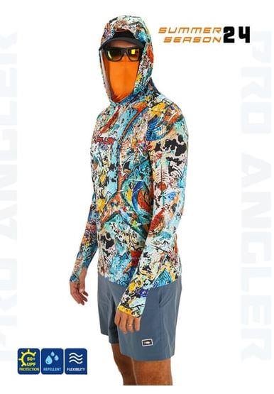 Fujin Pro Angler S24 Buff&Hoodie Makai Orange