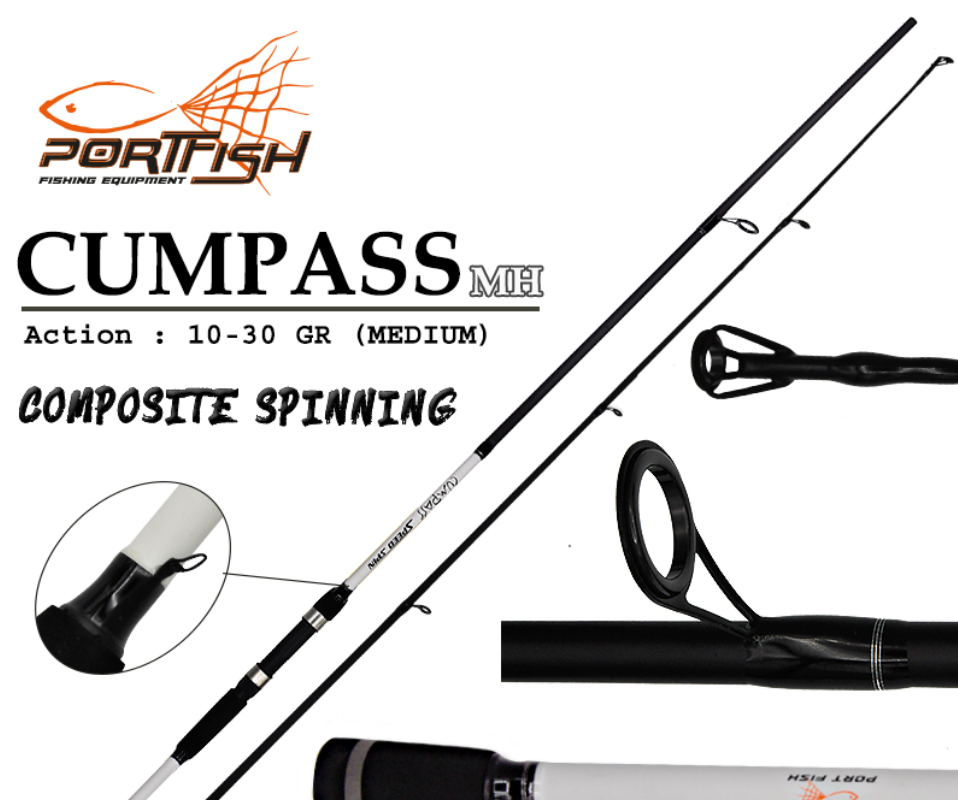 Portfish Cumpass 240cm Spin Kamış 10 - 30 gr