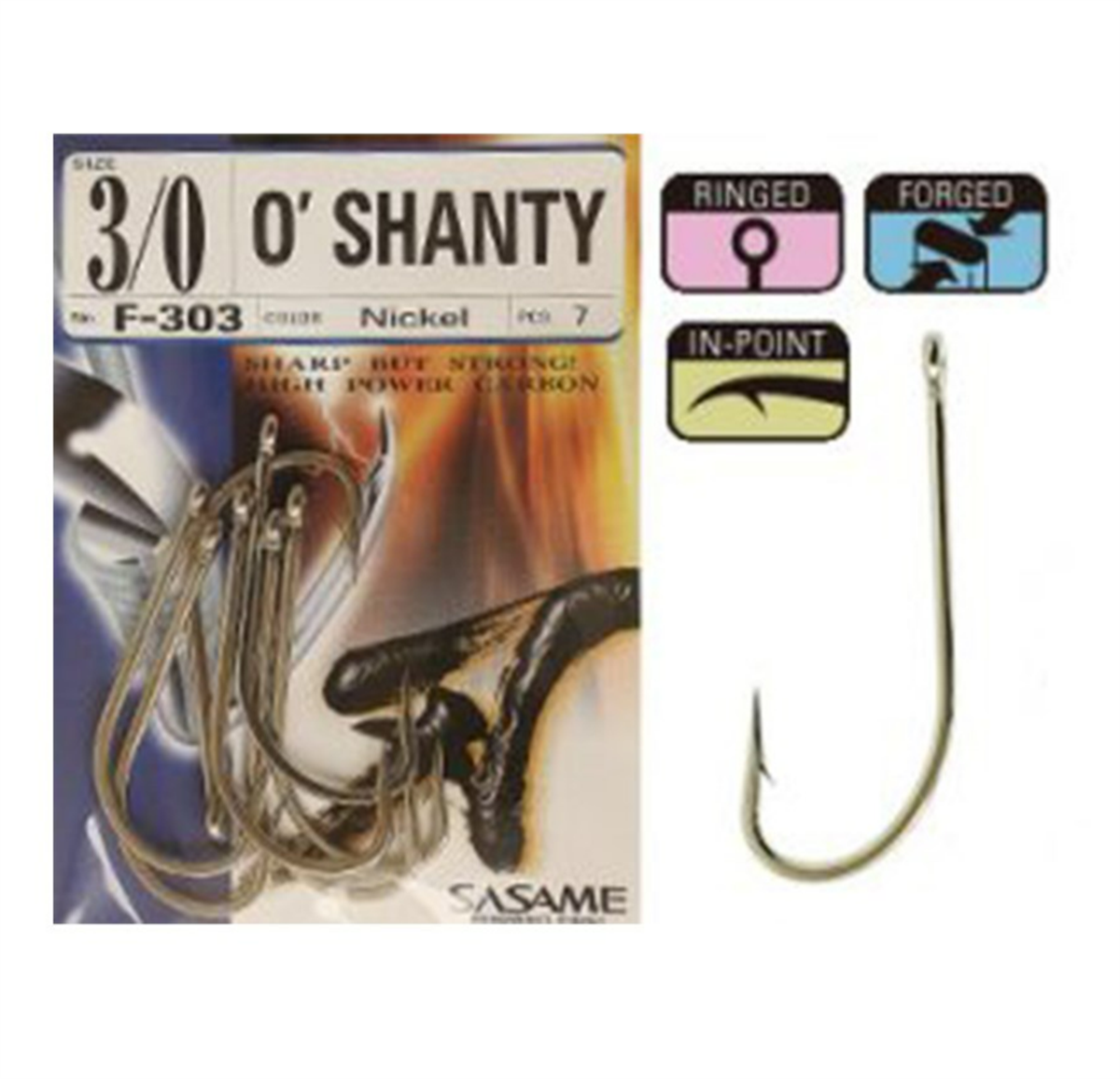 Sasame F-303 O Shanty Serisi Olta İğnesi
