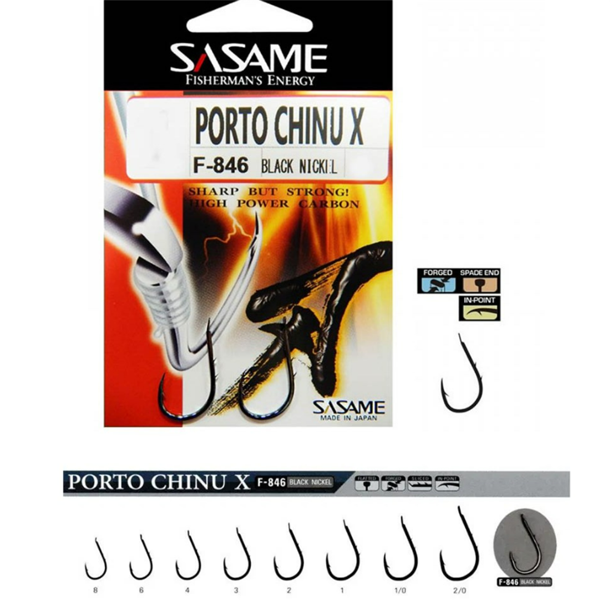 Sasame Porto Chinu X F-846 Serisi Olta İğnesi