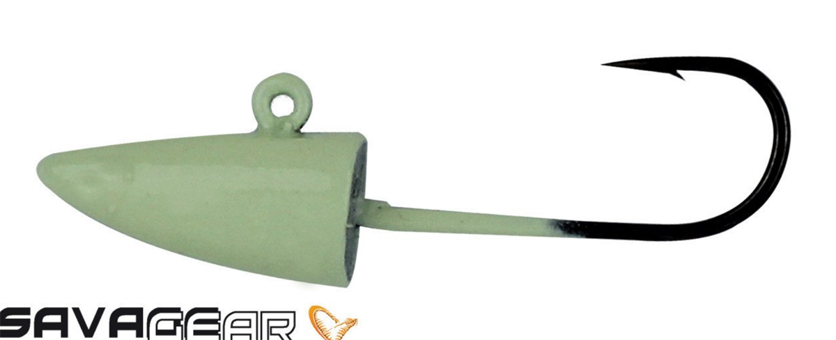 Savage gear LRF Micro sandeel jigghead 2,5g #8 4 Adet Glow