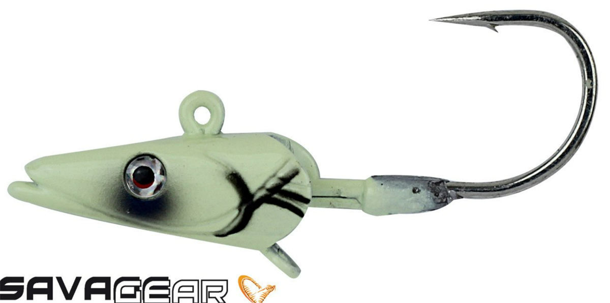 Savage gear Sandeel Jig Head 16g 3/0 - 3 Adet Glow
