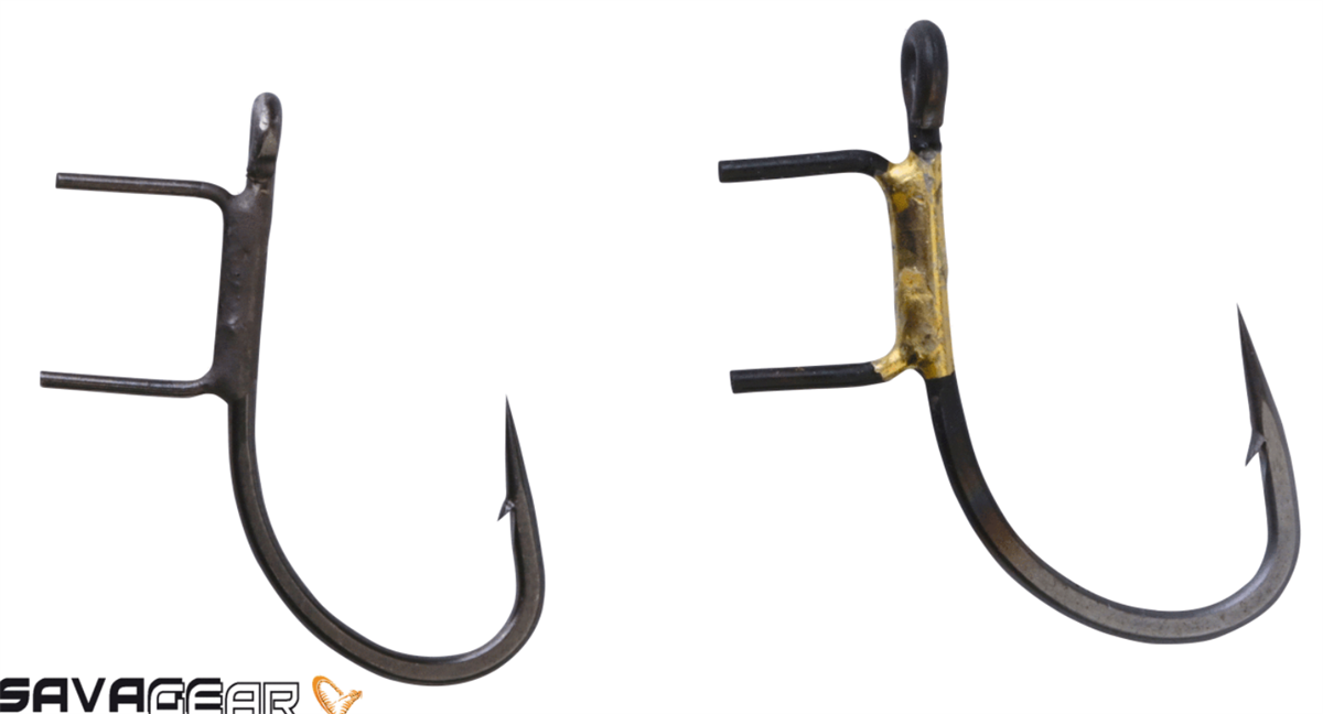 Savage gear Twin Spike Stinger Hook L # 3/0 5 Pcs