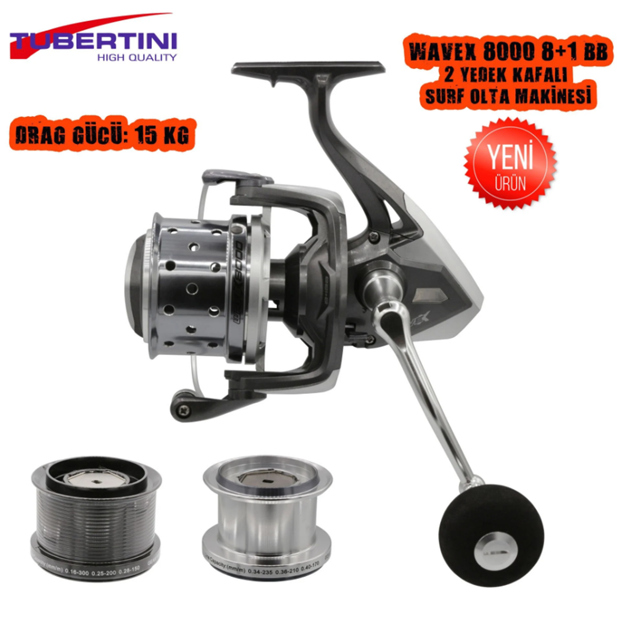 TUBERTINI Wavex 8000 8+1Bb 2 Yedek Kafalı Makine
