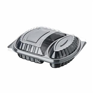 İKİ BÖLMELİ MİKRODALGA YEMEK KABI