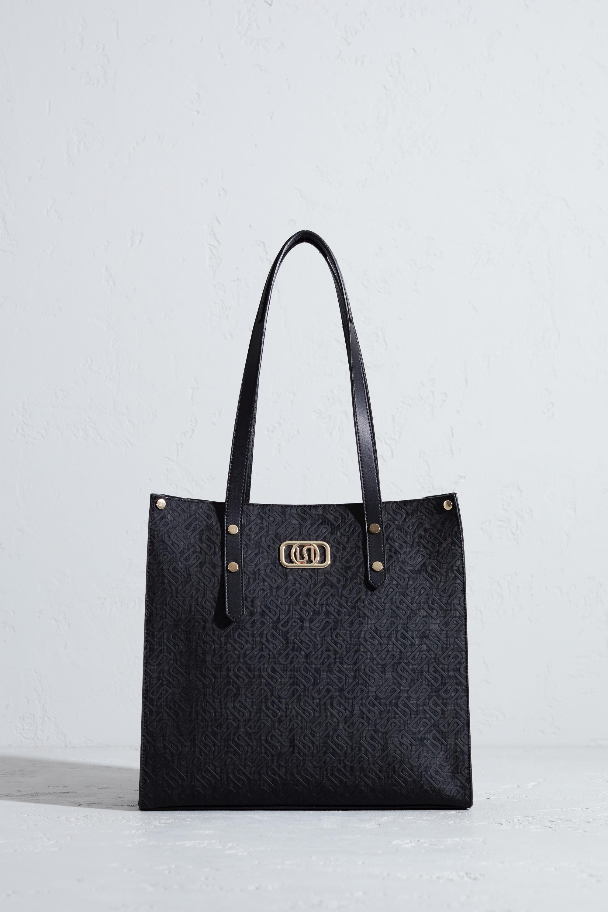 Sarach Monogram Üç Bölmeli Çanta