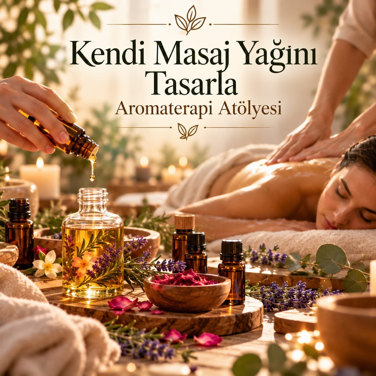 24 Ekim 2026 Cumartesi - 'Kendi Masaj Yağını Tasarla ' Aromaterapi Atölyesi