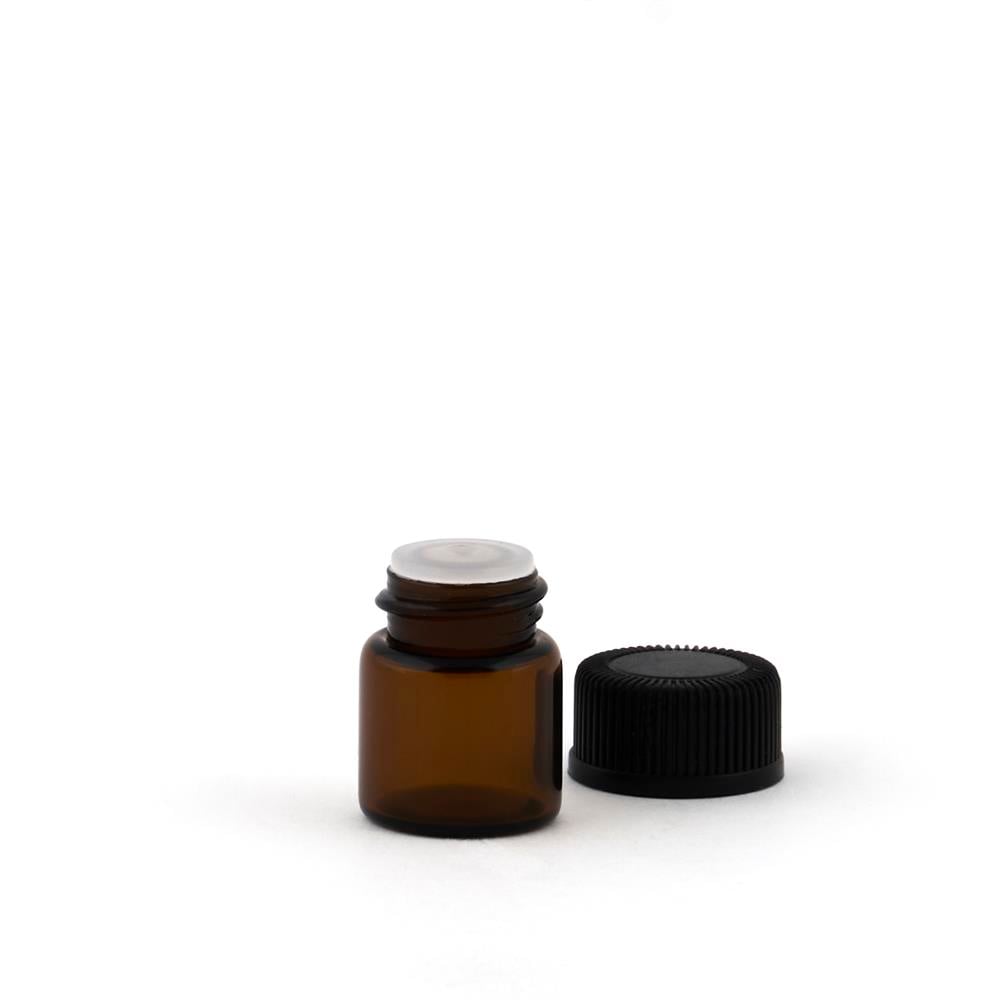 Amber İçten Tıpalı Şişe - 1 ml