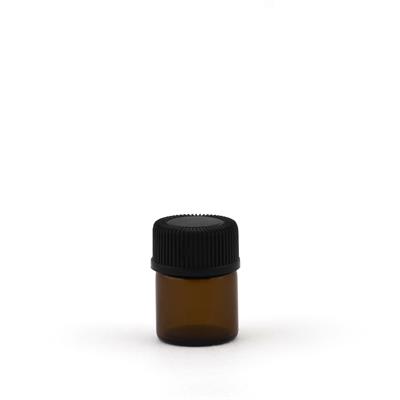 Amber İçten Tıpalı Şişe - 1 ml