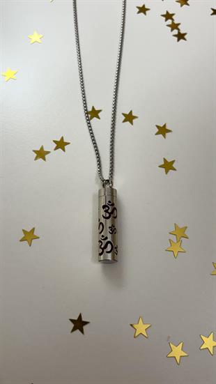 Aroma Madalyon Kolye (çubuk sembol kolye)