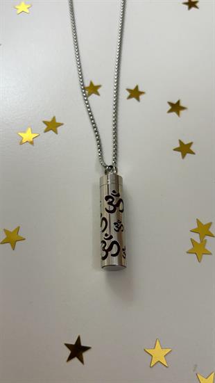 Aroma Madalyon Kolye (çubuk sembol kolye)