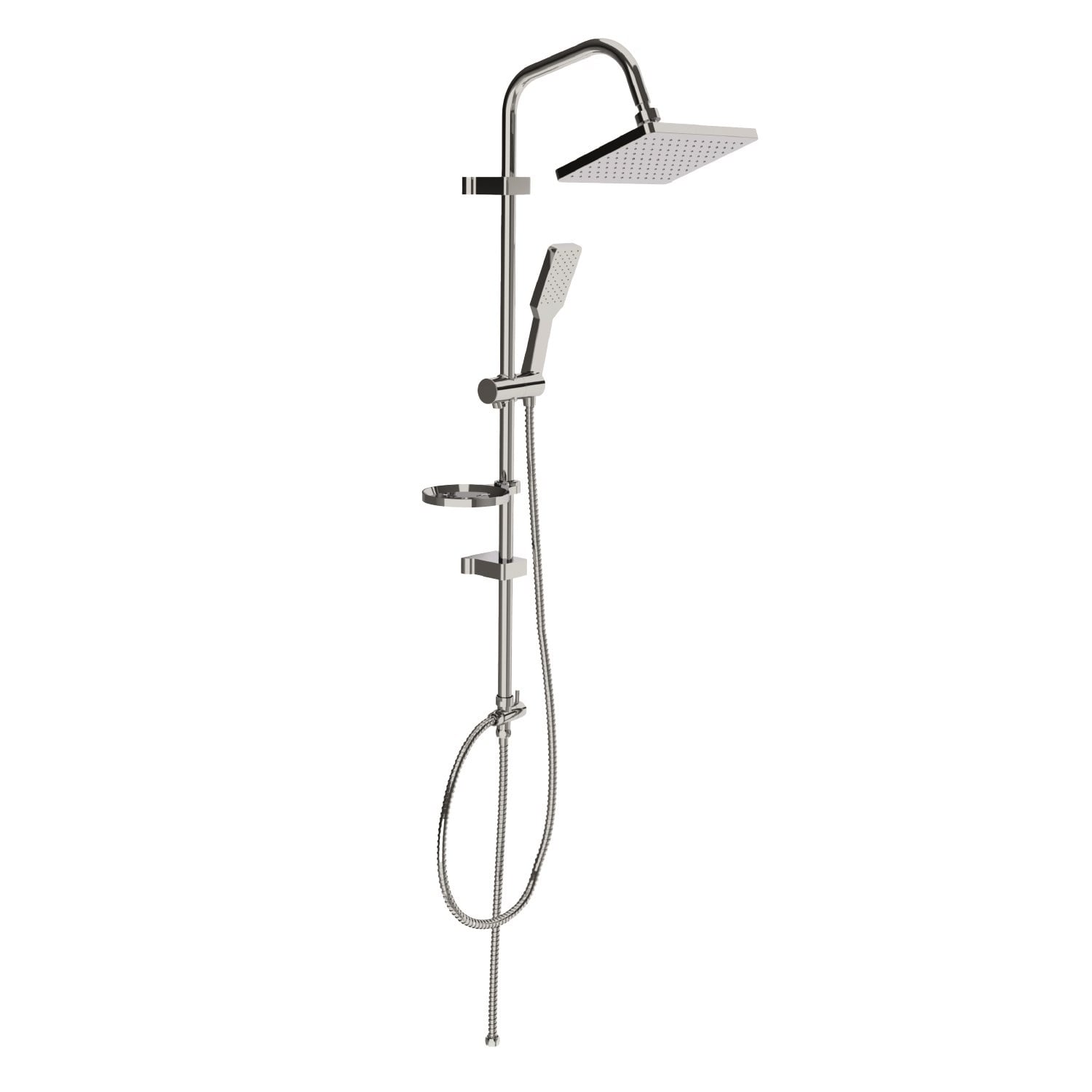Creavit DSU.SH630 Tepe Duş Sistemi Ken.Temizleyicili(Kare)