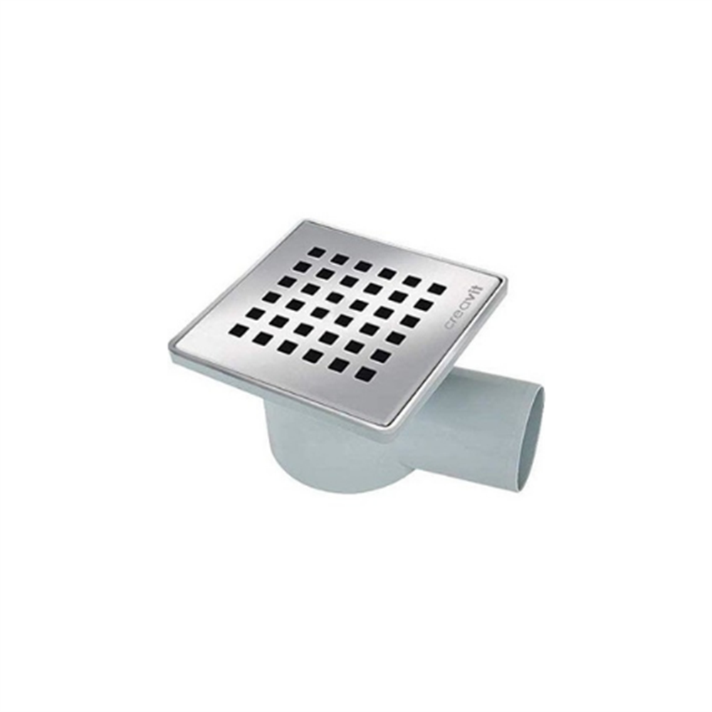 CREAVİT FD255 15X15 CM 50MM PASLANMAZ SÜZGEÇLİ PLS. GÖVDELİ