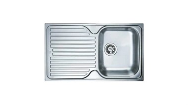 Teka Princess 50 B Paslanmaz Çelik Tek Gözlü Sol Damlalıklı Tezgah Üstü Mutfak Eviyesi 50x86 cm