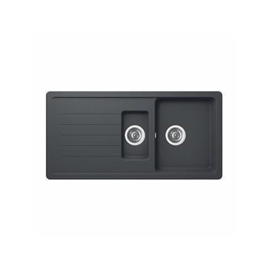 Ukınox Valente D-150L Siyah Granit Evye S-805G