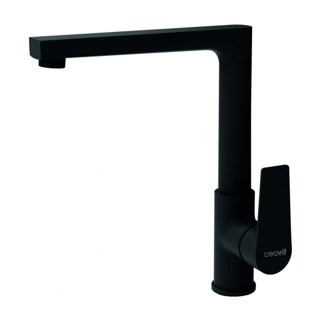 Creavit BT.SR8500S Sharp Mutfak Armatürü Mat Siyah