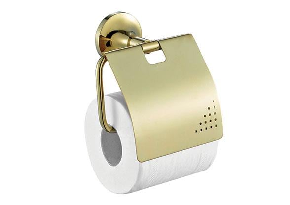 Creavit Neo Gold Kapaklı Tuvalet Kağıtlığı NO12028G