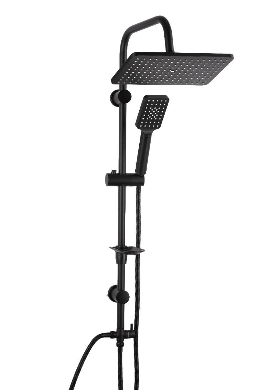 Duxxa Mirage 400 Mat Siyah Tepe Duş Seti D.132.4.MS