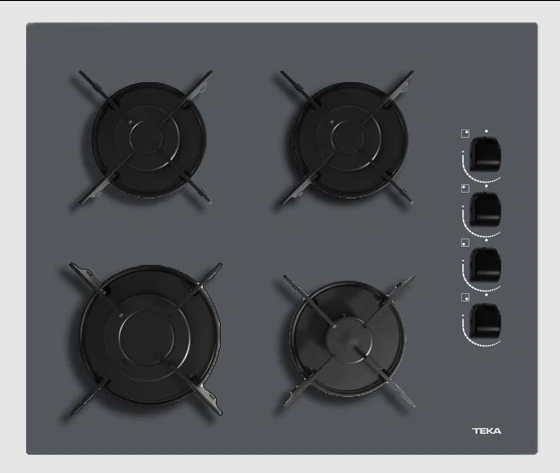 Teka GBE 64002 KBC ST 60 cm Gri Ankastre Cam Ocak 112580075