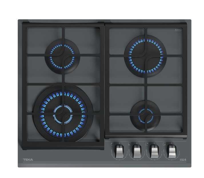 Teka Stone Grey GZC 64320 4 Gözlü Gazlı Ankastre Ocak 112570172