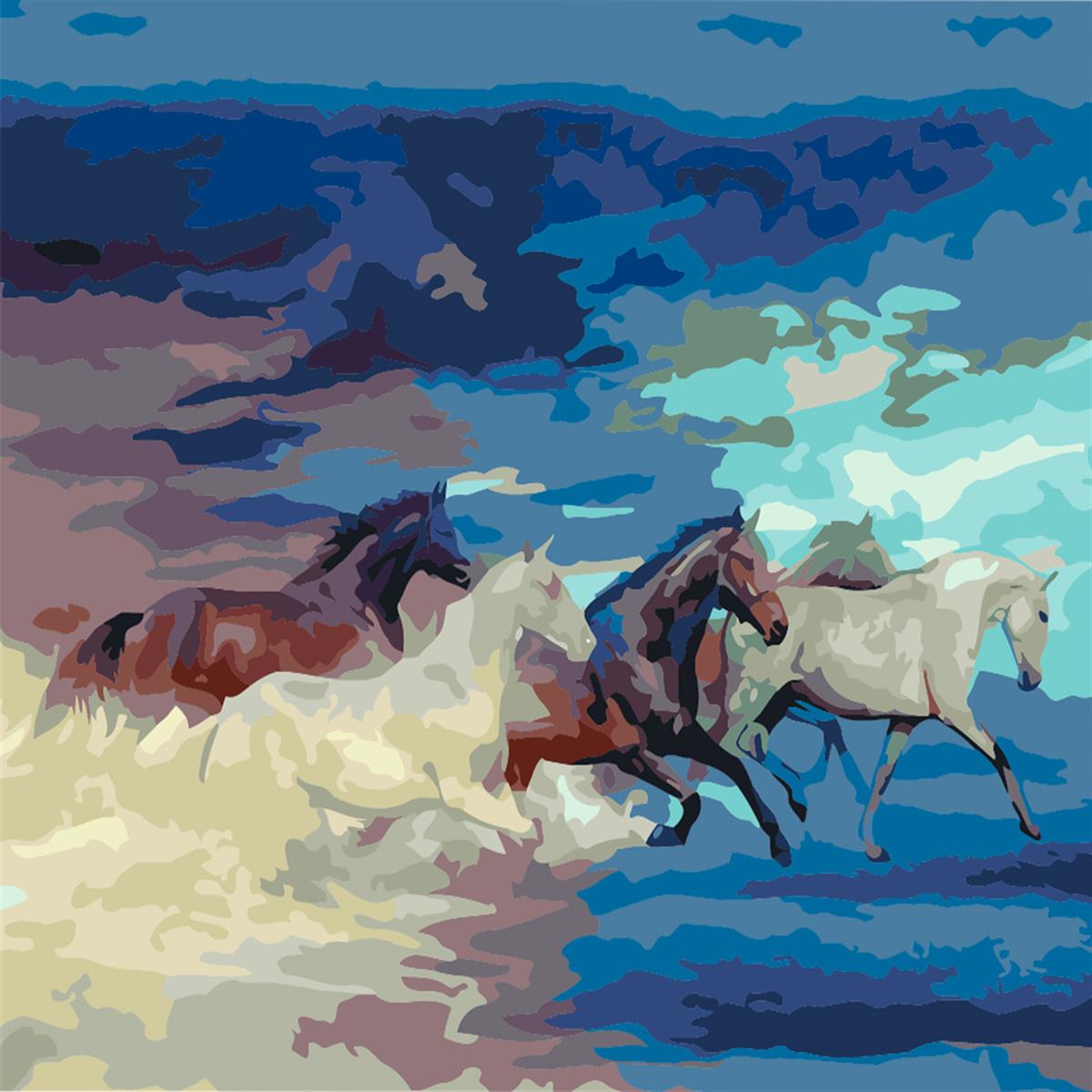 Sayılarla Boyama Seti Atların Hedefi