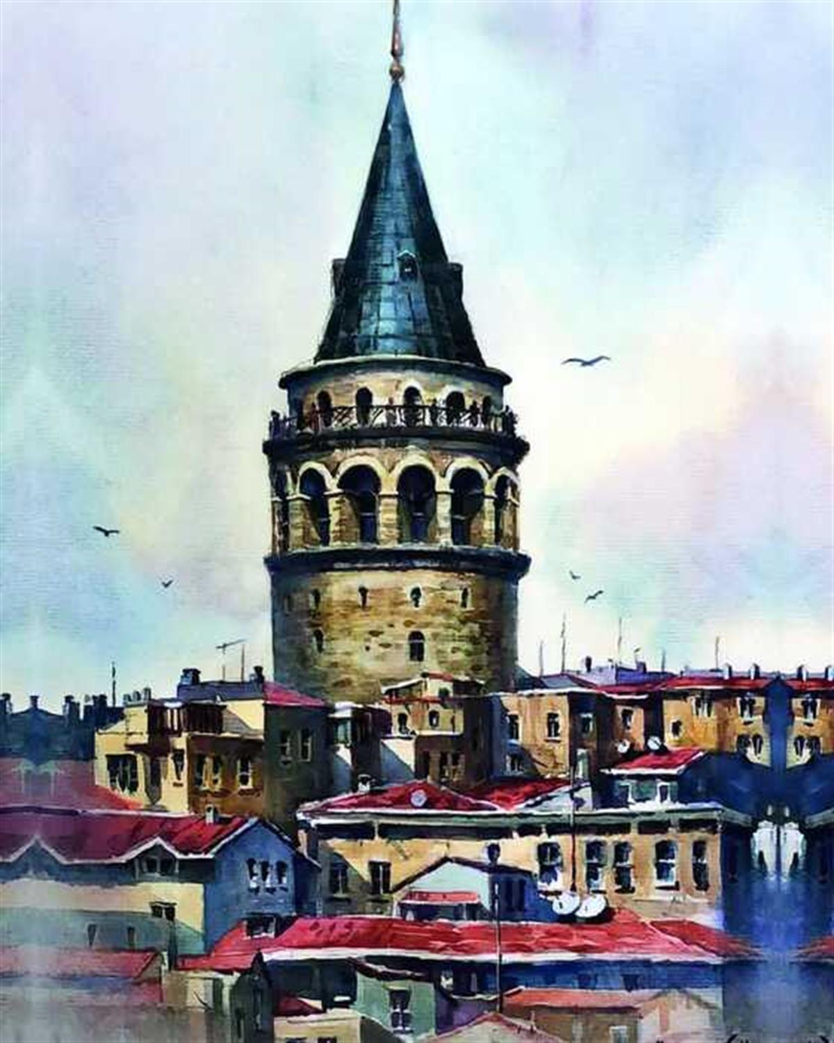 Sayılarla Boyama Seti Galata Kulesi 2