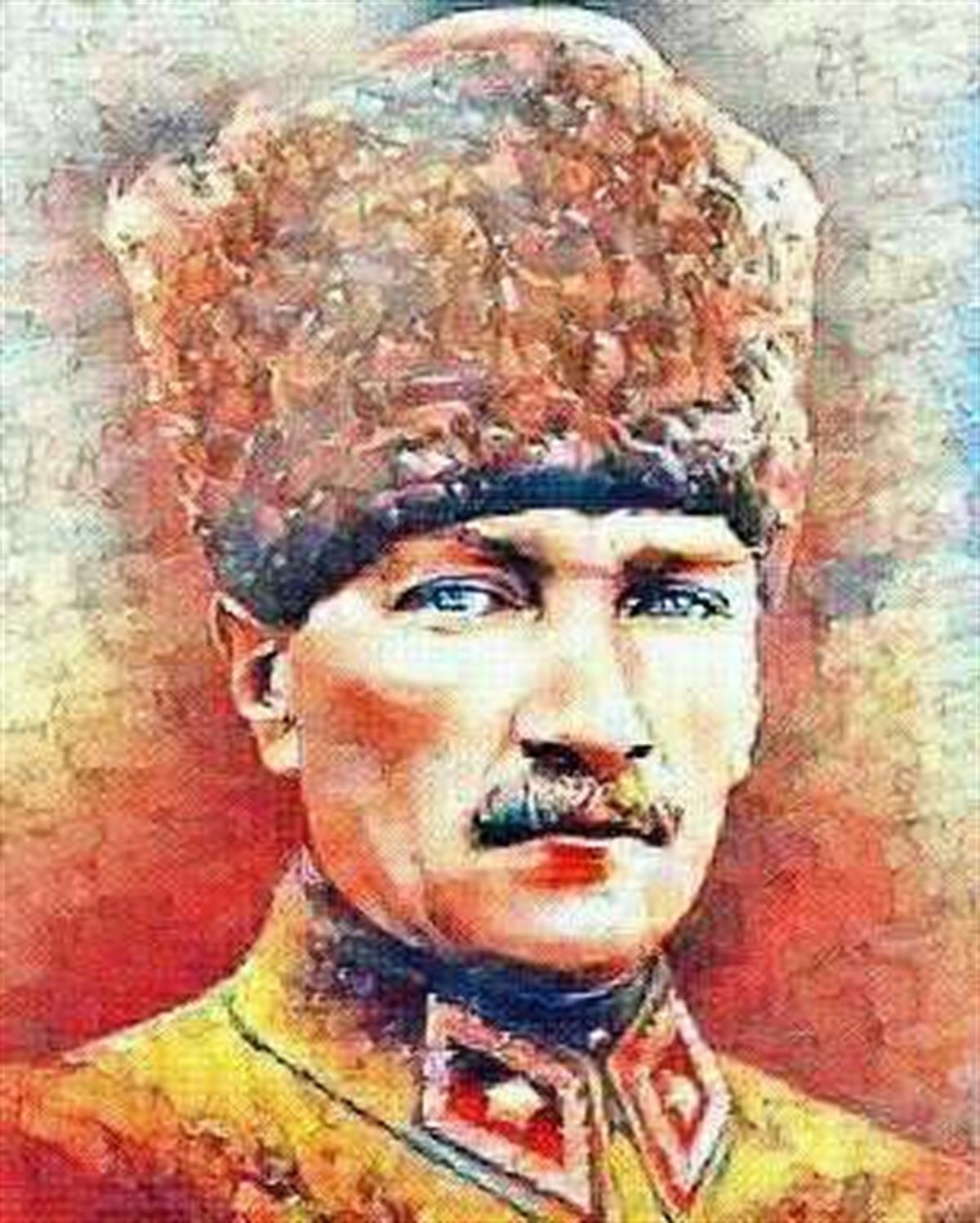 Sayılarla Boyama Seti Renkli Atatürk 6