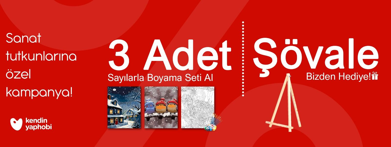 Tüm sayılarla boyama setleri