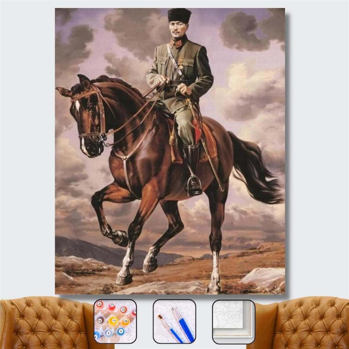 Sayılarla Boyama Seti Atatürk