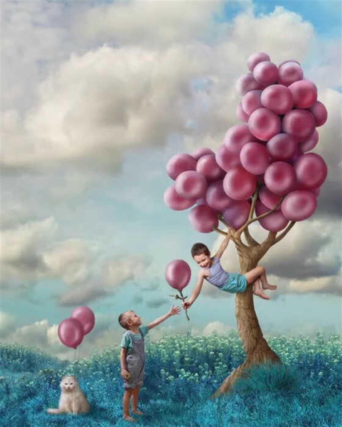 Sayılarla Boyama Seti Balon Ağacı