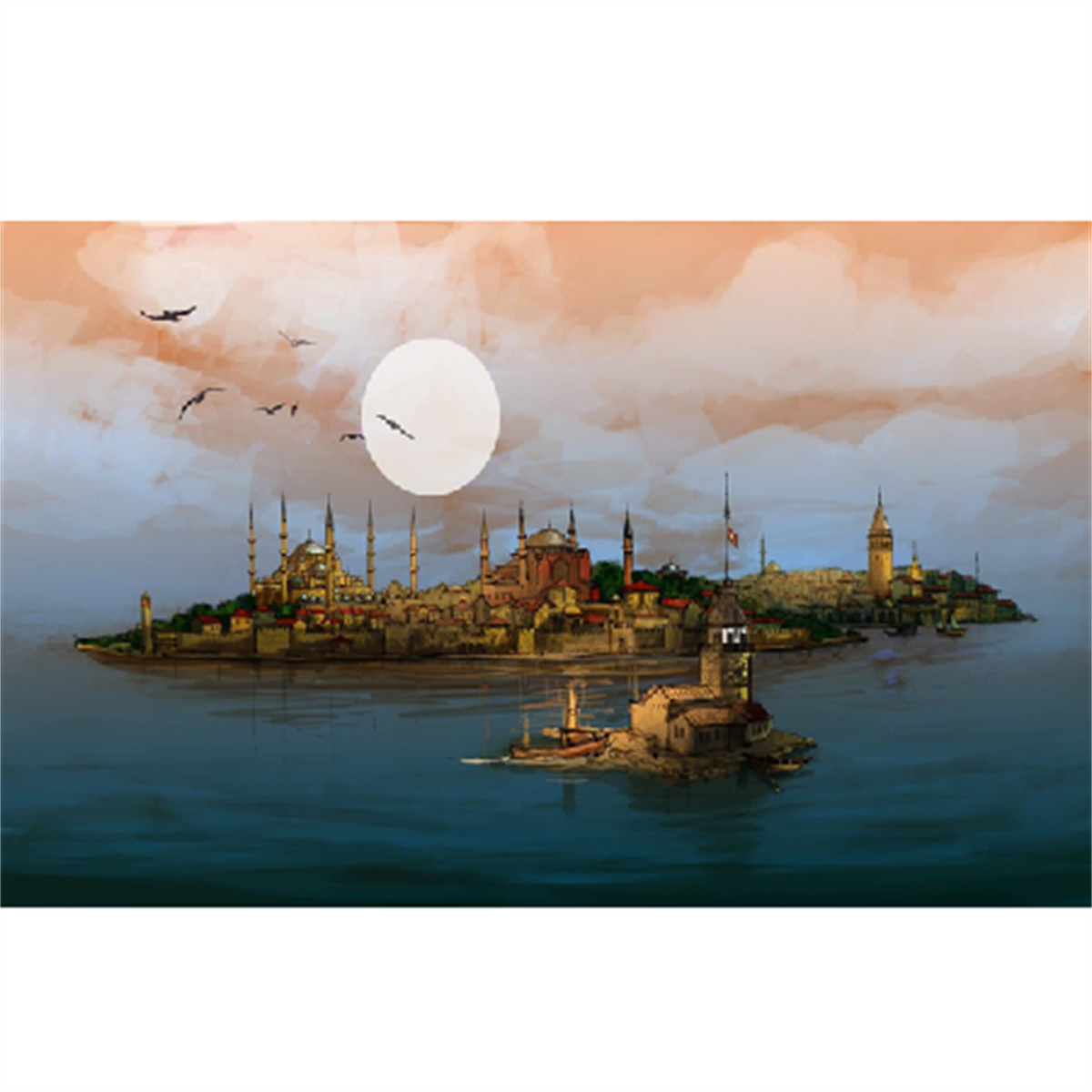 Sayılarla Boyama Seti Bir İstanbul Masalı