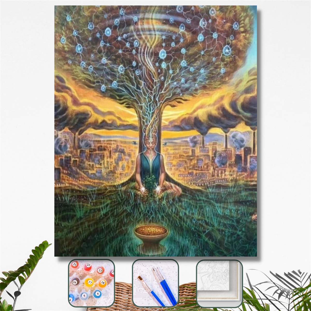 Sayılarla Boyama Seti Bir Oluş