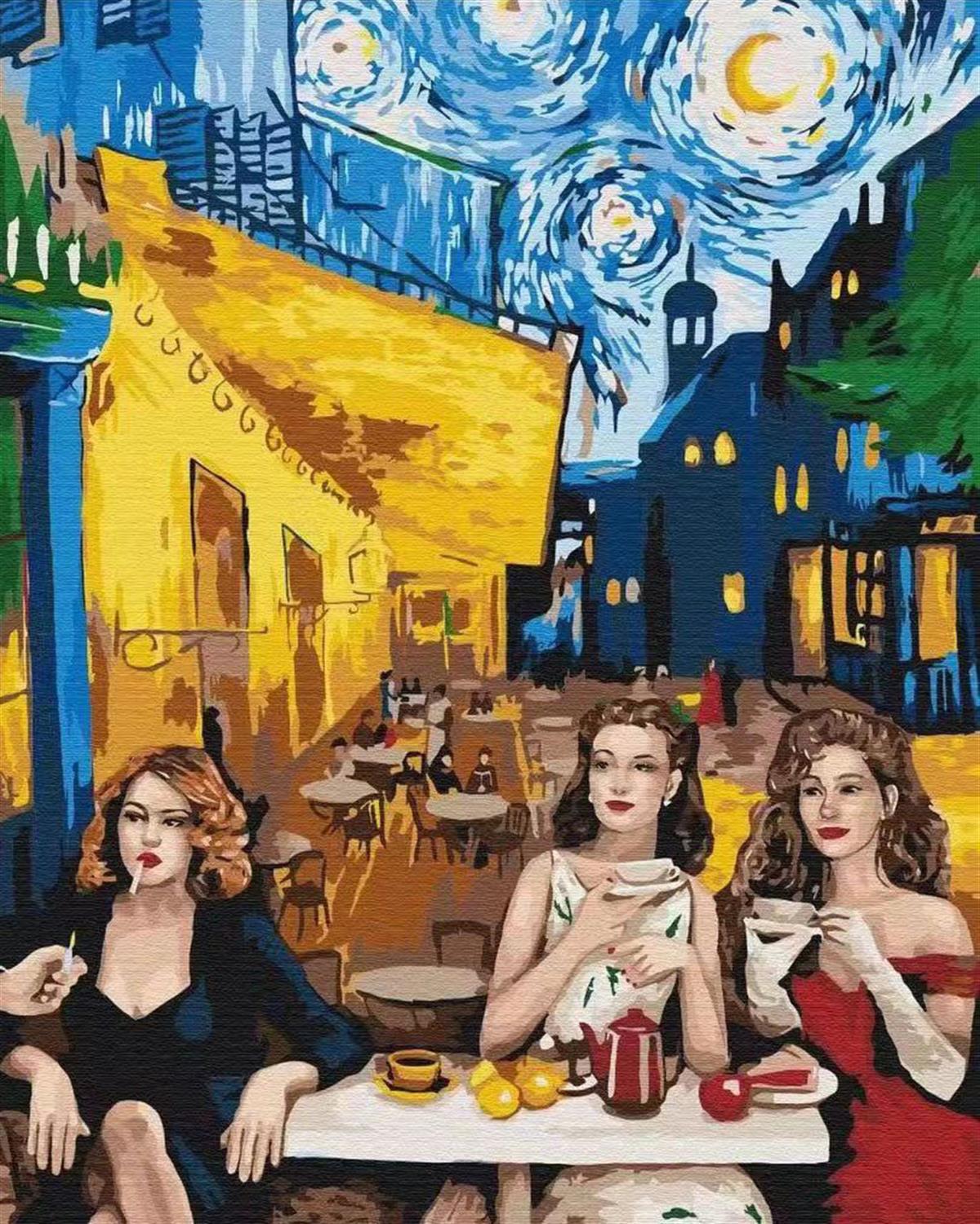 Sayılarla Boyama Seti Cafe Terasta 3 Güzel
