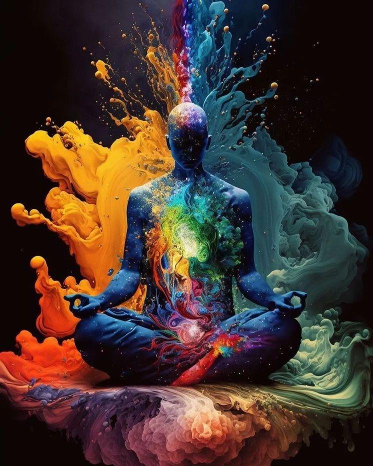 Sayılarla Boyama Seti Çakra Renkleri