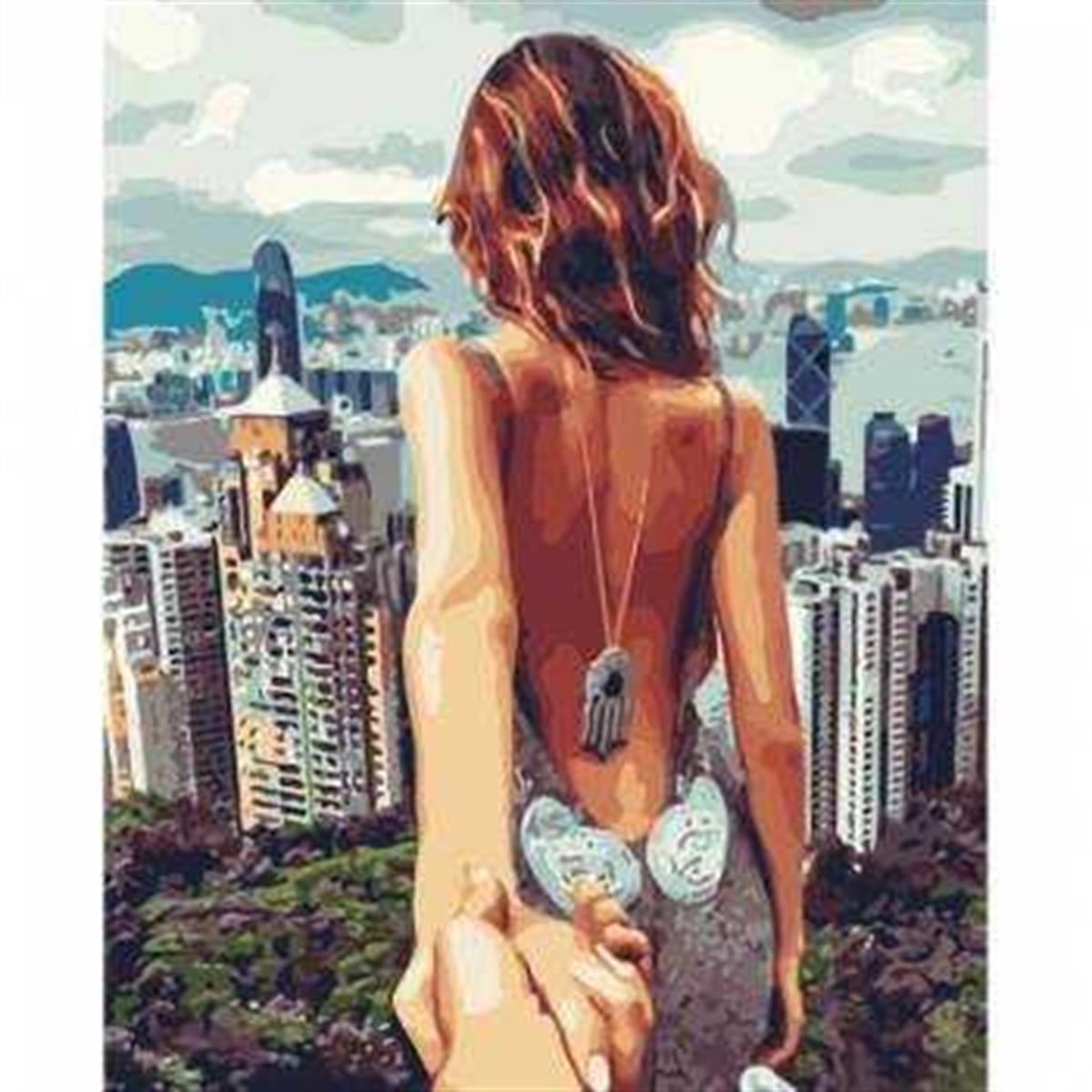 Sayılarla Boyama Seti Hong Kongta Aşk Sayılarla Boyama Setİ