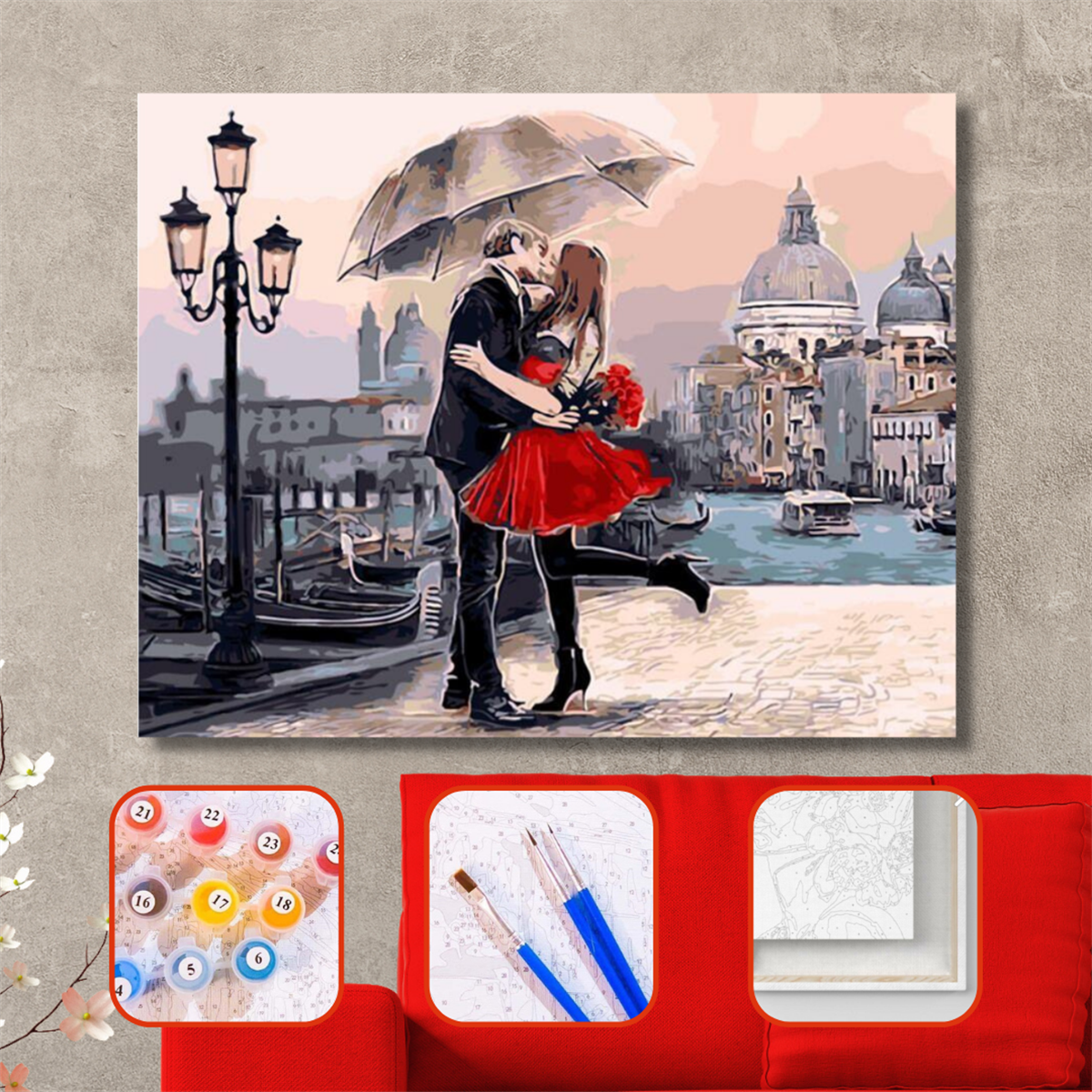 Sayılarla Boyama Seti İlanı Aşk