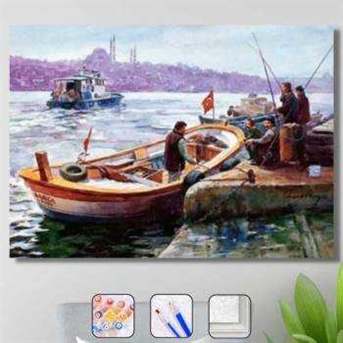Sayılarla Boyama Seti İstanbul ve Kayıklar
