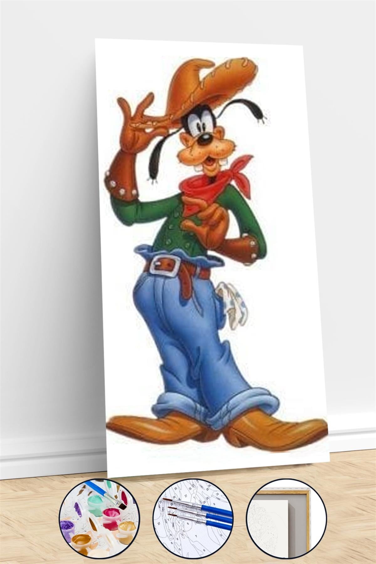 Sayılarla Boyama Seti Kasabalı Goofy