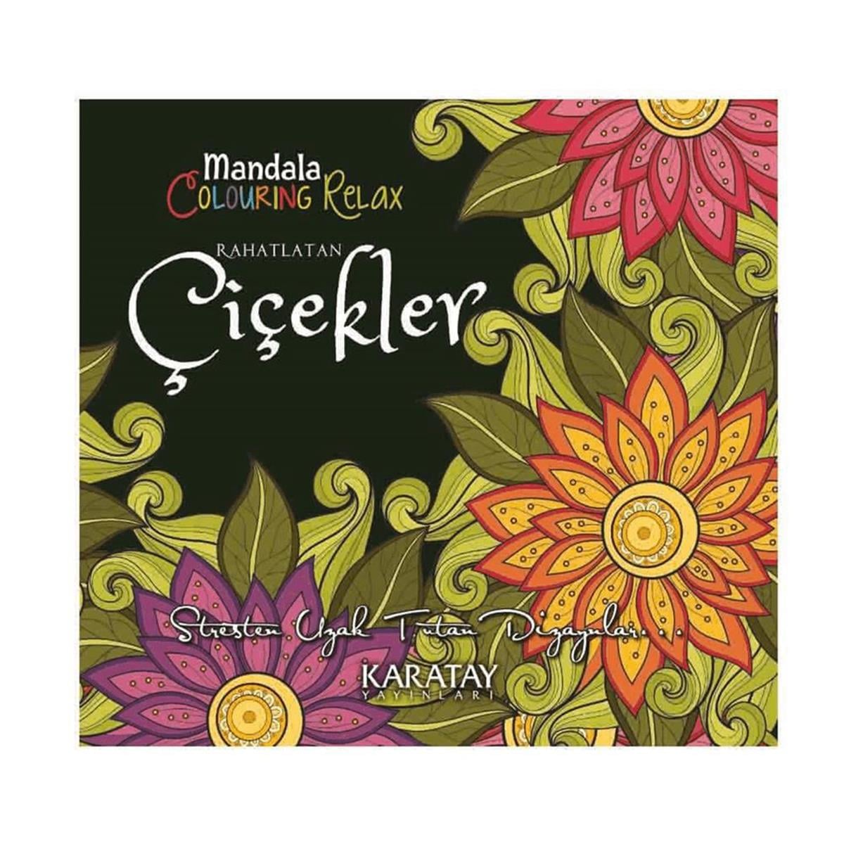 Sayılarla Boyama Seti MANDALA ÇİÇEKLER