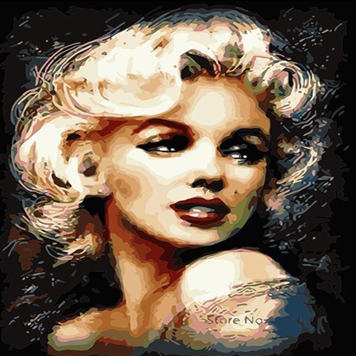 Sayılarla Boyama Seti Marilyn Monreo