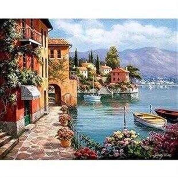 Sayılarla Boyama Seti Masal Kasabası 60x75cm