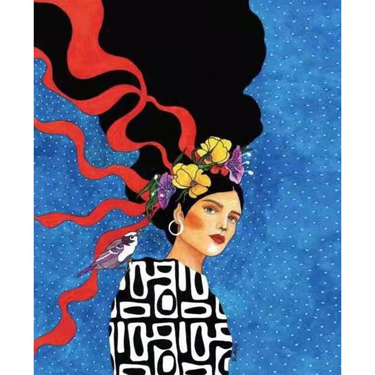 Sayılarla Boyama Seti Modern Kadın