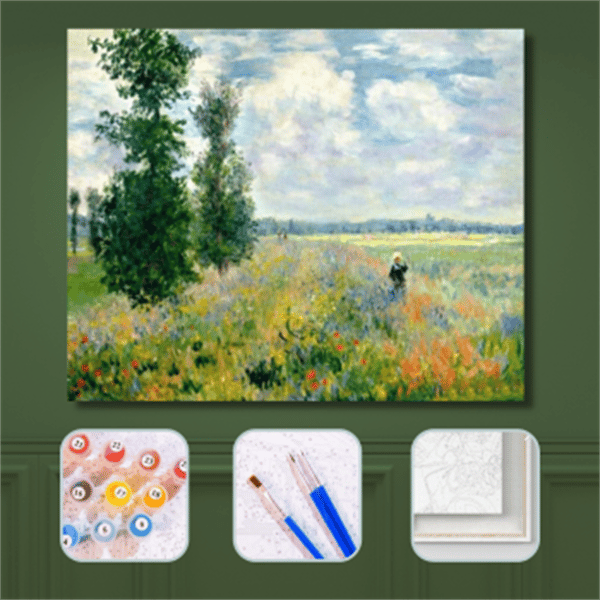 Sayılarla Boyama Seti Monet Bahçe 60x75cm