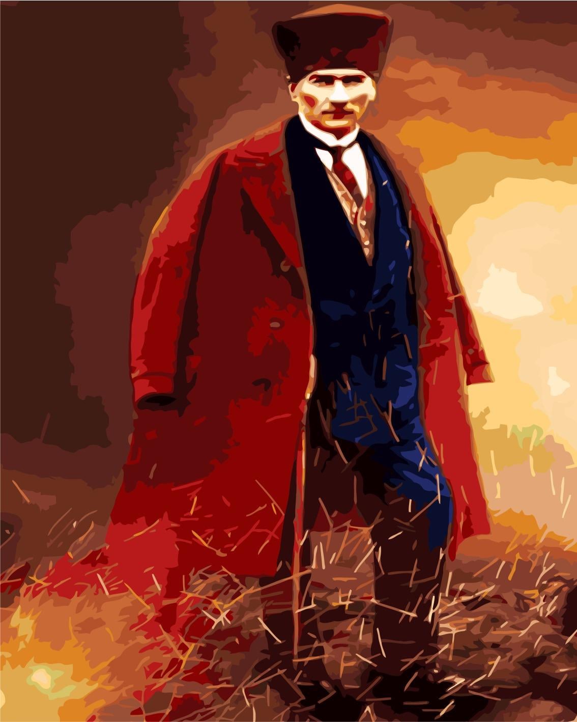 Sayılarla Boyama Seti Mustafa Kemal Atatürk 3
