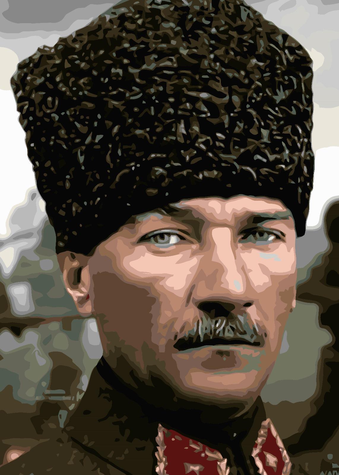 Sayılarla Boyama Seti Mustafa Kemal