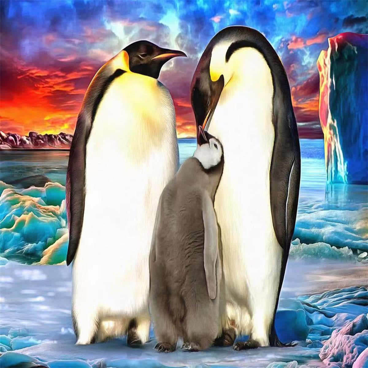 Sayılarla Boyama Seti Penguen Ailesi